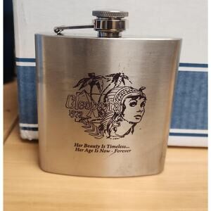 Krewe of Cleopatra 1972 Stainless Steel 6oz Flask NOLA Krewe Favor FA9001